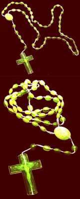 Dynamic Retail Global Jesus Cross Radium Locket Pendant Necklace Religious Jewellery Christmas NL400 Crystal Pendant Set