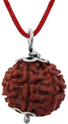 Beautum ORIGINAL(NEPALI) 7 MUKHI RUDRAKSHA Wood Pendant