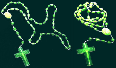 Dynamic Retail Global Jesus Cross Radium Locket Pendant Necklace Religious Jewellery Christmas NL369 Crystal Pendant Set
