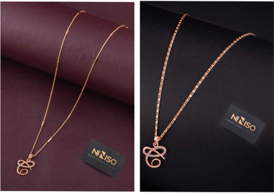 NINISO Heart Shape Alphabet Letter C Rhodium Cubic Zirconia Alloy Locket Set