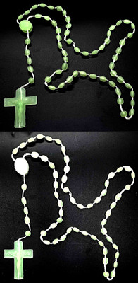 Dynamic Retail Global Jesus Cross Radium Locket Pendant Necklace Religious Jewellery Christmas NL569 Crystal Pendant Set