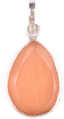 AAR Jewels Gemstone Pendant Necklace Rhodium Beads Alloy Pendant