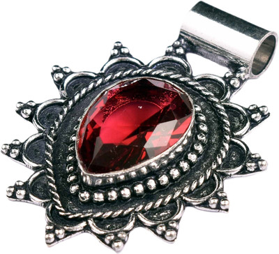 AAR Jewels Gems tone Pendant Necklace Rhodium Beads Alloy Pendant