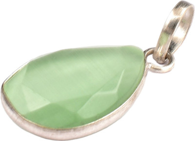 AAR Jewels Gemstone Pendant Necklace Rhodium Beads Alloy Pendant