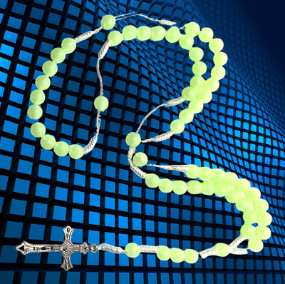 Dynamic Retail Global Jesus Cross Radium Locket Pendant Necklace Religious Jewellery Christmas KM91 Crystal Pendant Set