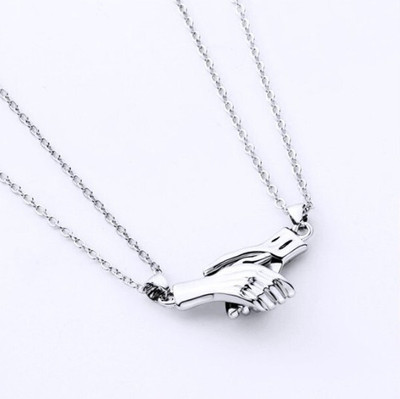 m a enterprises Rhodium Alloy Pendant Set