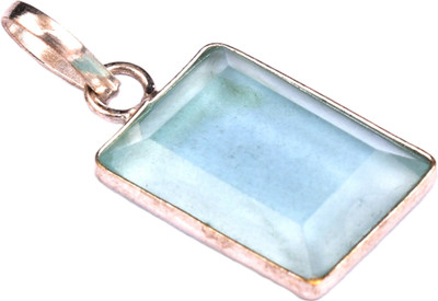 AAR Jewels Gemstone Pendant Necklace Rhodium Beads Alloy Pendant