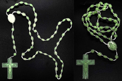 Dynamic Retail Global Jesus Cross Radium Locket Pendant Necklace Religious Jewellery Christmas NL650 Crystal Pendant Set