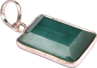AAR Jewels Gemstone Pendant Necklace Rhodium Chalcedony Alloy Pendant