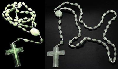 Dynamic Retail Global Jesus Cross Radium Locket Pendant Necklace Religious Jewellery Christmas NL486 Crystal Pendant Set