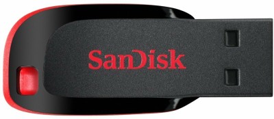 SanDisk Cruzer Blade USB Flash Drive 2.0 32 GB Pen Drive(Black, Red)