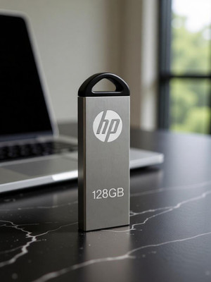 HP 128GB Pen drive V220W USB Pendrive 128 GB Pen Drive(Silver)