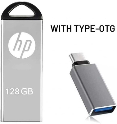 hp w220w 128 GB Pen Drive(Grey)