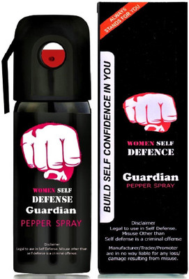 Guardian MAX Strong Pepper Spray for Women/Men Self Defence, Pack of 1 Pepper Stream Spray