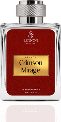 LENNON COSMETICS CRIMSON MIRAGE | Intense Premium Fragrance with Rich Signature Scent Eau de Parfum  -  50 ml(For Men & Women)