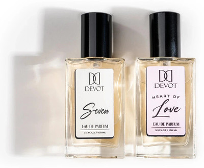 Devot Perfume/ Miniature Set, Seven & Heart Of Love (25 Ml Each) Eau de Parfum  -  50 ml(For Men & Women)