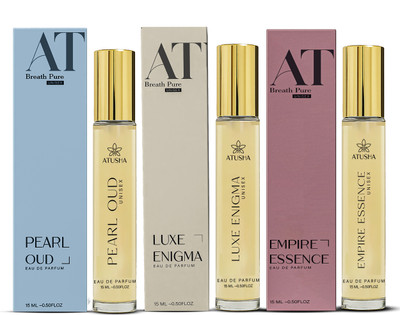 ATUSHA PEARL OUD & GLACIER MIST & LUXE ENGIMA Perfume  -  45 ml(For Men & Women)