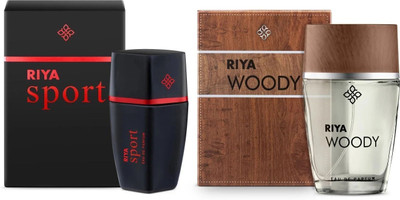 RIYA Sport & Woody | Long Lasting Perfume | 30ml Each | Pack of 2 Eau de Parfum - 60 ml(For Men)