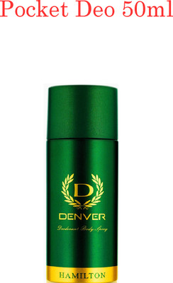 DENVER Hamilton Pocket Deo 50ml/32g Pack of 1 Perfume - 50 ml(For Men & Women)