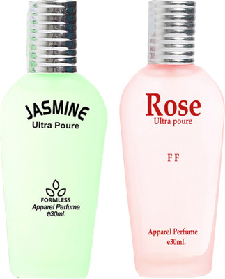 FORMLESS Jasmine & Rose 1pc Each Perfume  -  60 ml(For Men & Women)