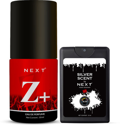 Next Care New Edition Z+ with Silver Scent Pocket Perfume (Pack of 2) Eau de Parfum  -  30 ml(For Men & Women)