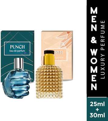 BRIT ACCENT |Combo Pack|PUNCH+MARVEL|Specially Curated|Premium-Long-Lasting|Luxury Parfum| Eau de Parfum - 55 ml(For Men & Women)