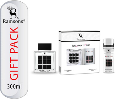 RAMSONS Secret Code Gift Pack Eau De Parfum – 300 Ml For Men & Women Rs 450 – Flipkart For Rs. 450 @ 51% off