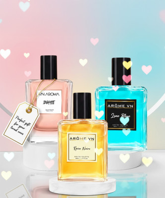 VN AROMA Combo Pack of 3 |Lune Bleue|The Lost|Inhale Long Lasting Fragrance Eau de Toilette - 150 ml(For Men & Women)