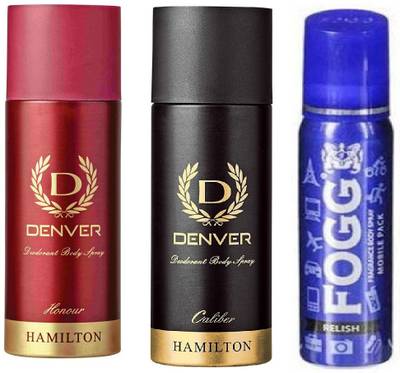 FOGG Relish Perfume 25ml Denver Honour Calive body spray 50ml