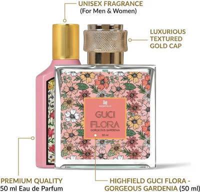 HIGHFIELD Guci Flora Eau de Parfum - 50 ml(For Men & Women)