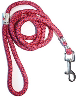 Tame Love small pet durable Dogs Rope Leash with cast Hook (9 mm, Colour May Vary) Dog Leash(Small, Red)