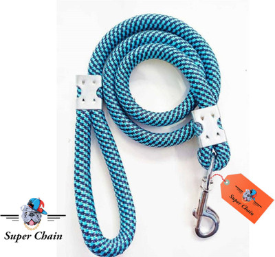 SUPER CHAIN Giant and Strong Dogs Heavy Rope Leash with Hook Dog Leash(Medium, Multi color)