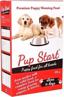 skyec Pup Start , Premium Puppy Weaning Diet Food for all breeds, 300 gm 0.3 kg Dry New Born, Young Dog Food