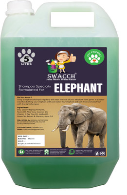 swacch Elephant Shampoo I Soft & Shine Shampoo For Elephant I Conditioning Neem Alovera Dog Shampoo(5 L)
