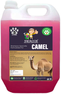 swacch Camel Shampoo I Smooth & Shine Shampoo For Camel Conditioning Rose Dog Shampoo(5 L)
