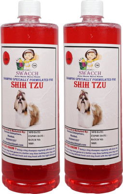 swacch Shih Tzu Dog Shampoo + Goofy Ball Chew Toy Combo Pack Conditioning Strawberry Dog Shampoo(2 L)