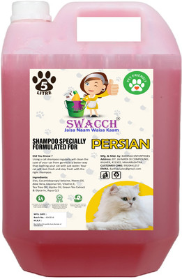 swacch Persian Cat Shampoo I Smooth & Shine I Fresh Fragrance I Conditioning Jasmine Cat Shampoo(5 L)