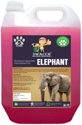 swacch Elephant Shampoo I Soft & Shine Shampoo For Elephant I Conditioning Rose Dog Shampoo(5 L)