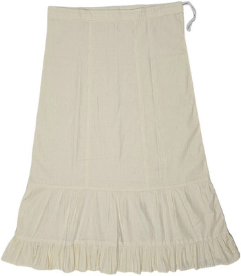 house of common Cream Pure Cotton Petticoat(XXL)