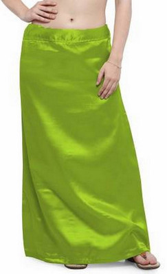 KAVYA DESIGNERS KAVYA RAYON PETTICOAT E154 Pure Silk, Pure Satin Petticoat(Free)