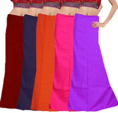 ANANT CREATION set of 5 Cotton Blend Petticoat(Large)