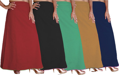 ANANT CREATION Petticoat 5 Pack Polycotton Petticoat(Free)