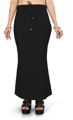 HKZ-YG Sari Shapewear in solid simple color Lycra Blend Petticoat(XL)