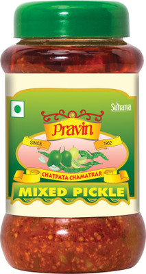 pravin Mix Pickle / Achar 500g Jar - Pack of 3 Mixed Pickle(3 x 0.5 kg)