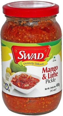 SWAD Delicious Mango & Lime Pickle Mango, Lime Pickle(400 g)