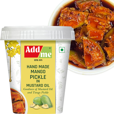 Add me Hand Made Pickle 500g in mustard oil Sukha North Indian Aam ka Achar Mango Pickle(500 g)