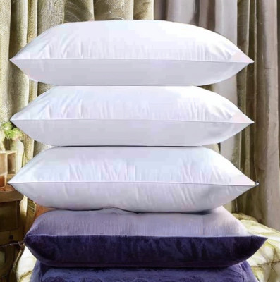 EIRINI LUXURY Microfibre Solid Sleeping Pillow Pack of 3(White)