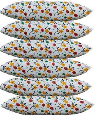 LIPONOS LUXURY Polyester Fibre Solid Sleeping Pillow Pack of 6(Multicolor)