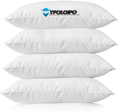 EIRINI Microfibre Sleeping Pillow Pack of 4 Solid LUXURY(White)