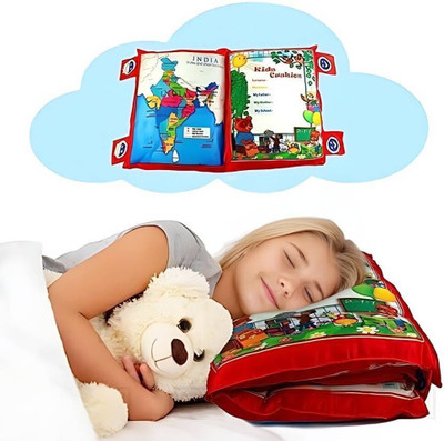 VRINDAENTERPRIS Cotton Alphanumeric Baby Pillow Pack of 1(Red)